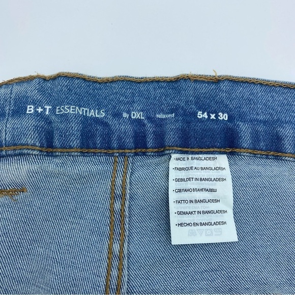 B+T by DXL Men’s Jeans 54 X 30 - Picture 5 of 8